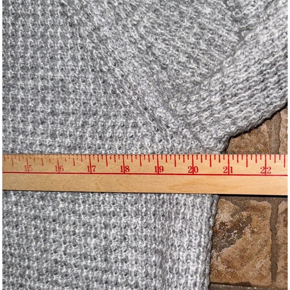 fisherman's sweater American Eagle coastal Women's Pullover L Mock Neck chunky - Picture 9 of 14